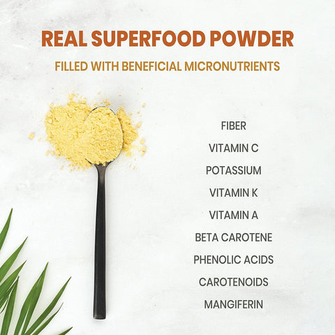 Organic Mango Powder Freeze-dried 5 Ounce Bag