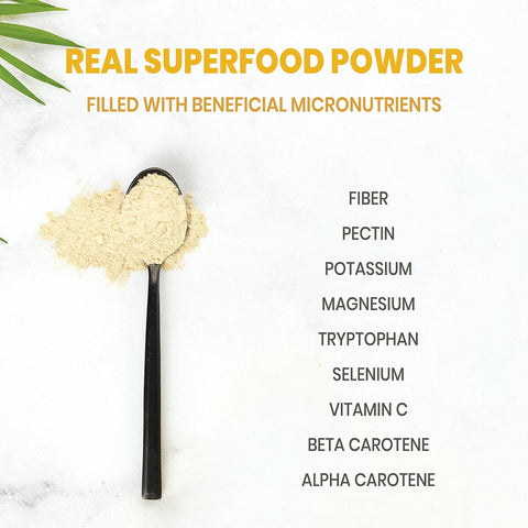 Organic Banana Fruit Powder Freeze-dried 5 Ounce Bag