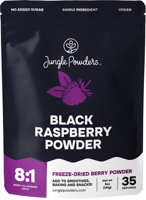 Black Raspberry Powder Freeze-dried 5 Ounce Bag