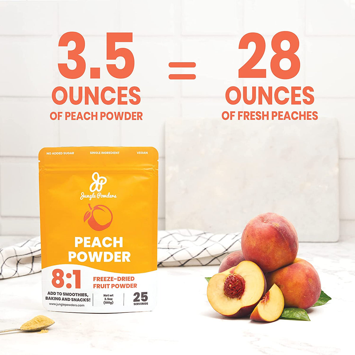 Peach Flavor Extract  PG Free Natural Sugar-Free Gluten-Free Flavoring