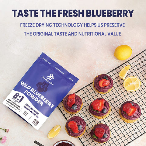 Wild Blueberry Powder Freeze-Dried