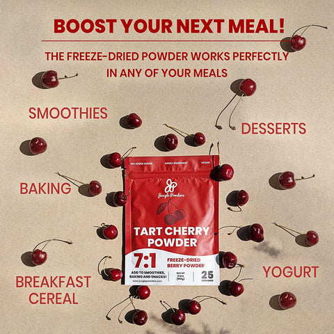 Tart Cherry Powder Freeze-Dried 3.5 Ounce Bag