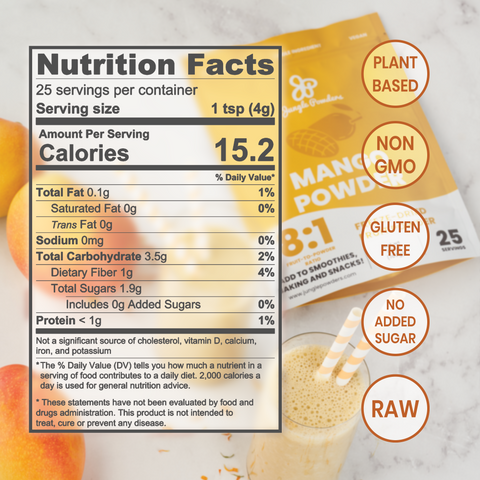 Jungle Powders Mango Powder from Freeze-Dried Mangoes