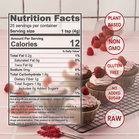 Raspberry Powder Freeze-dried