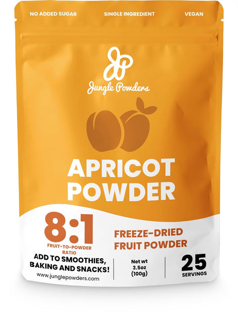 Jungle Powders Freeze Dried Apricot Powder 3.5oz / 100g