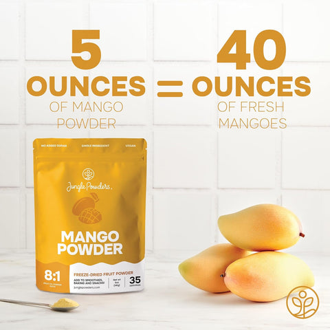 Organic Mango Powder Freeze-dried 5 Ounce Bag