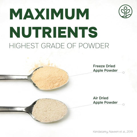Organic Apple Powder Freeze-Dried 5 Ounce Bag