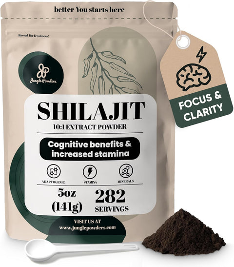Shilajit Powder 10:1 Extract 5 Ounce Bag