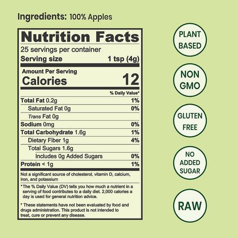 Apple Powder Freeze-Dried 3.5 Ounce Bag