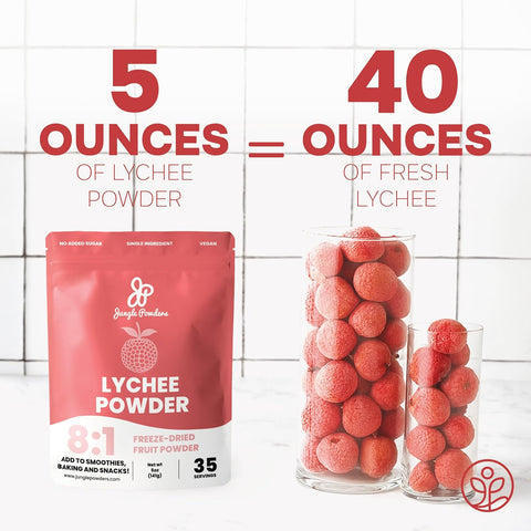 Lychee Fruit Powder Freeze-dried 5 Ounce Bag