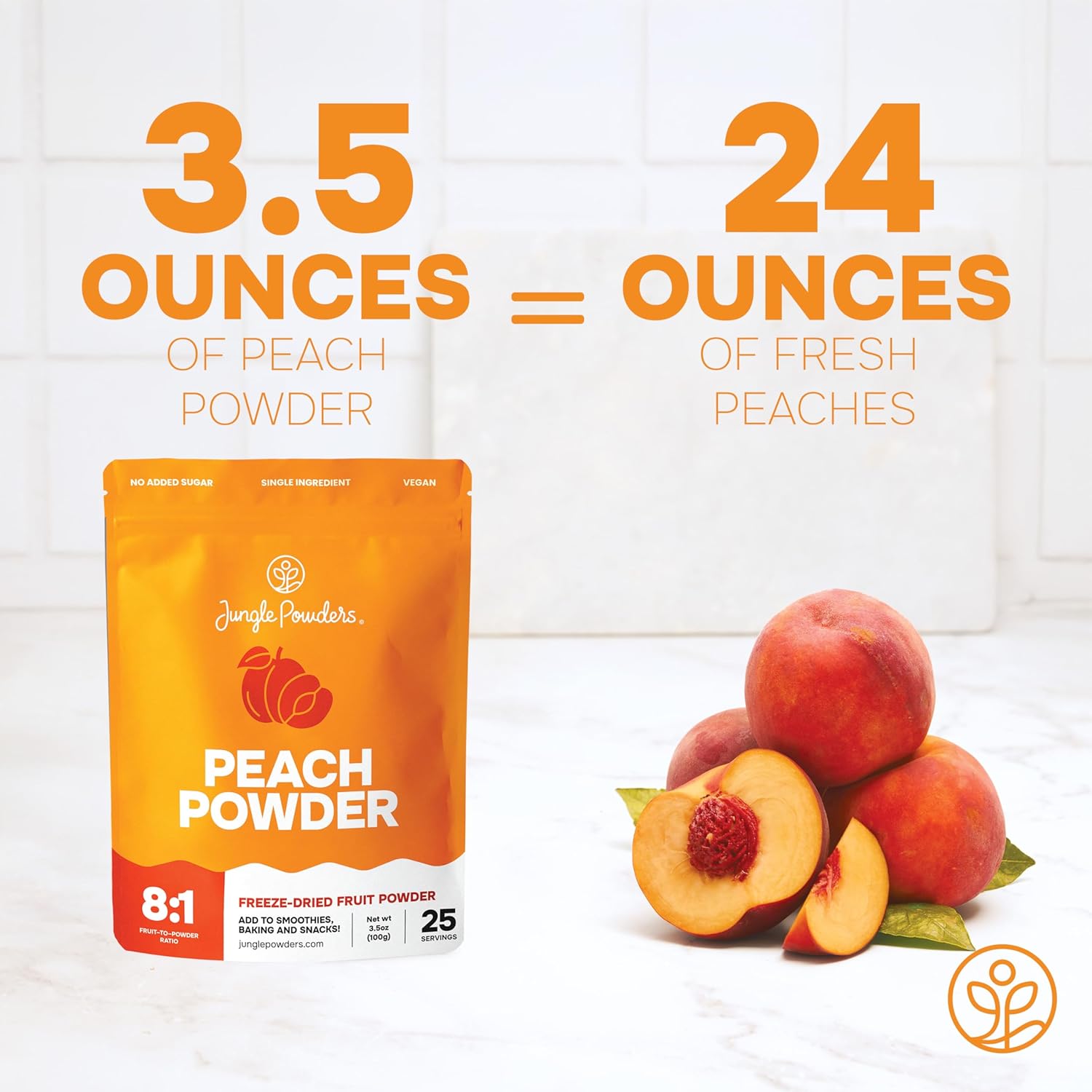 Peach Powder Freeze-dried