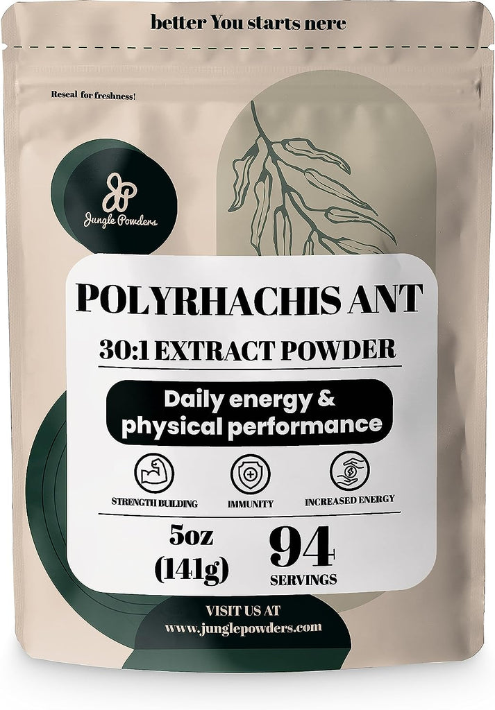 Jungle Powders Black Ant Extract Powder 30:1 Concentration, 94 Servings