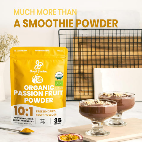 Organic Passion Fruit Powder Freeze-Dried 5 Ounce Bag
