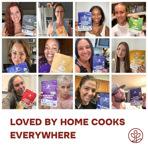 Organic Sea Buckthorn Powder Freeze-Dried 5 Ounce Bag