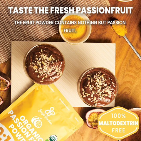Organic Passion Fruit Powder Freeze-Dried 5 Ounce Bag