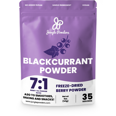 Jungle Powders Freeze-Dried Black Currant Powder 5oz / 141g