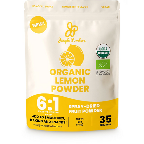 Jungle Powders Organic Lemon Juice Powder 5 Ounce Bag