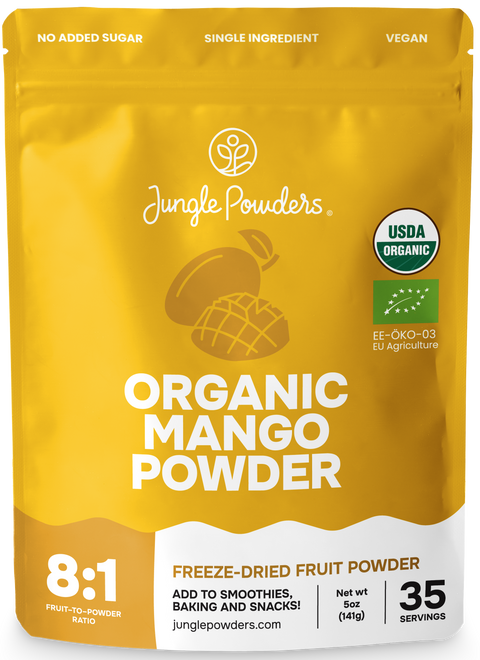 Freeze-dried Organic Mango Powder 5 Ounce Bag