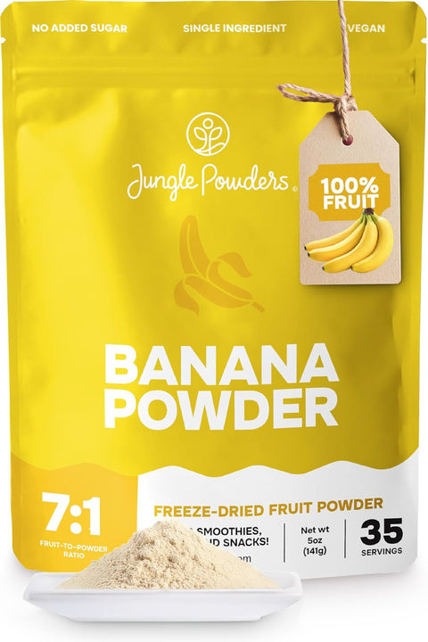 Banana Powder Freeze-dried 5 Ounce Bag