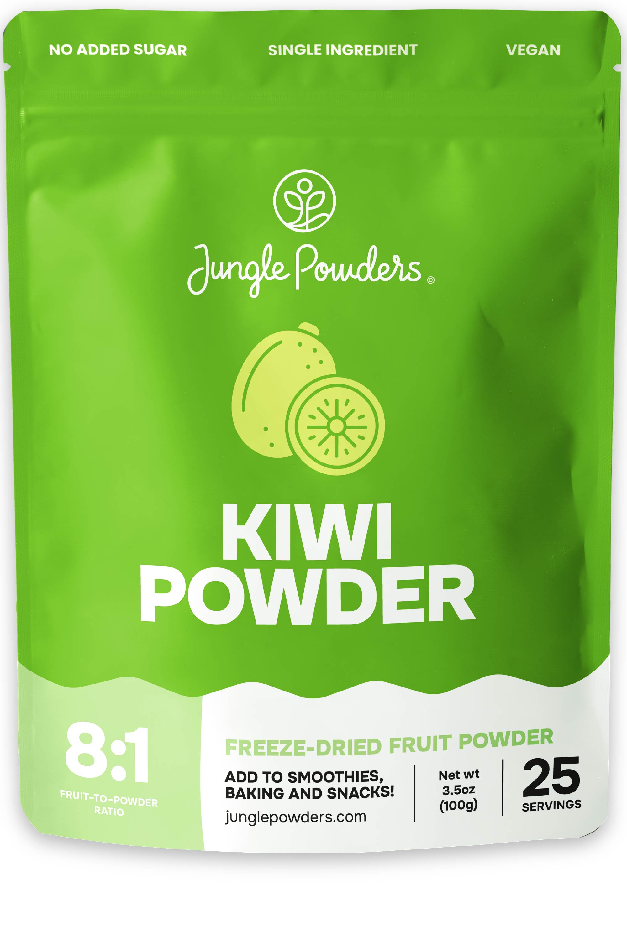 Kiwi Fruit Powder Freeze-dried 3.5 Ounce Bag – Jungle Powders