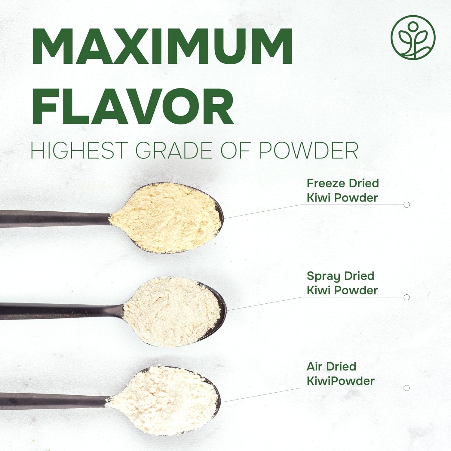Kiwi Fruit Powder Freeze-dried 3.5 Ounce Bag