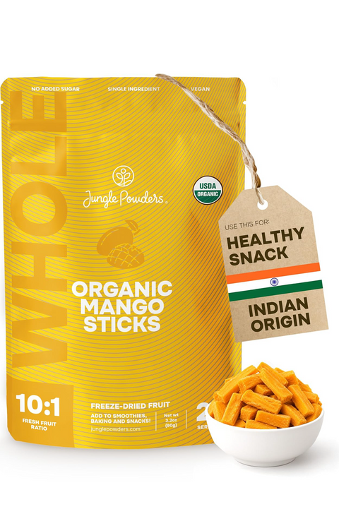 Mango Sticks Freeze-Dried 3.2 Ounce Bag