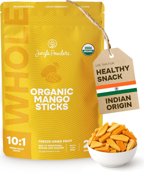 Mango Sticks Freeze-Dried 3.2 Ounce Bag