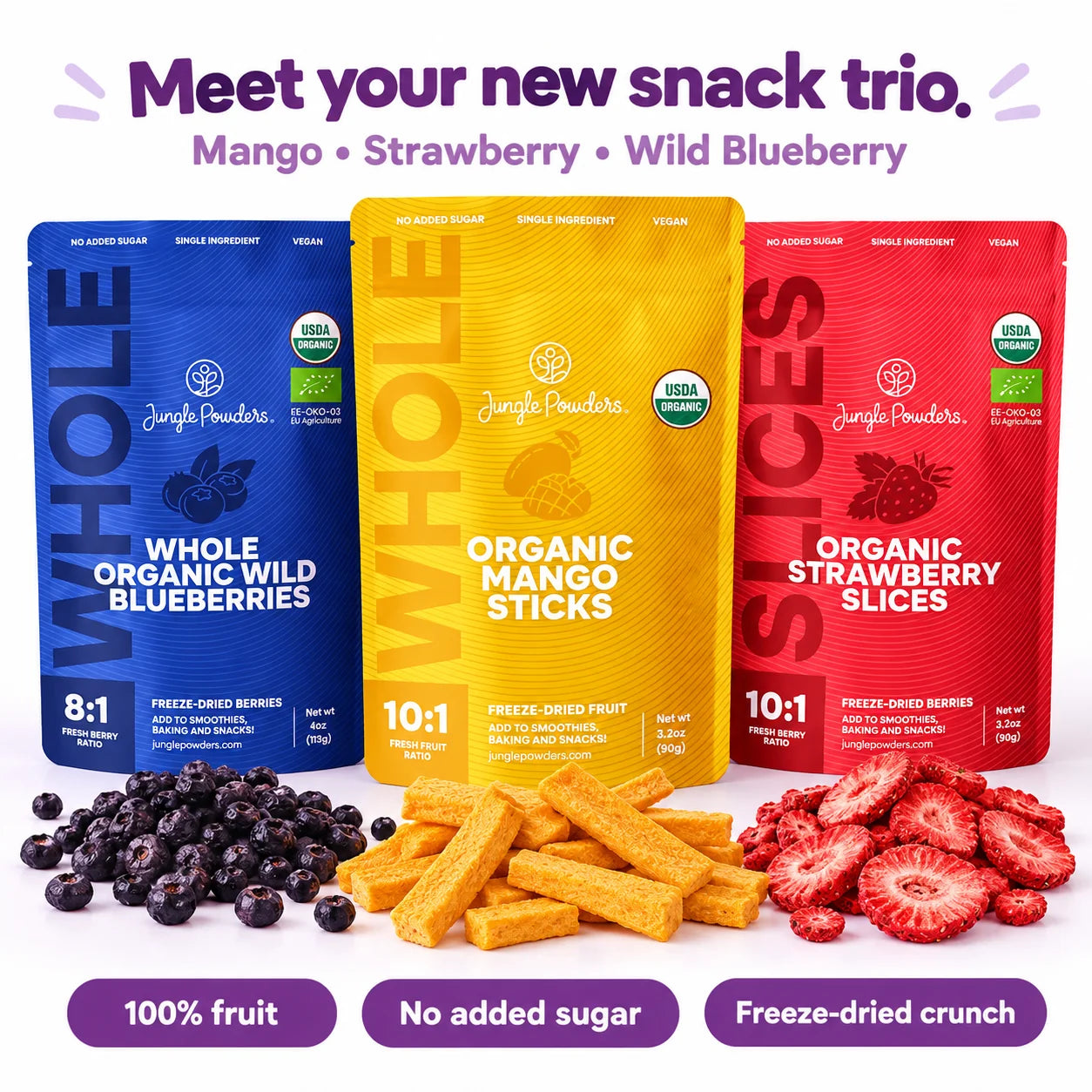 Organic Fruit & Berry Snack Bundle