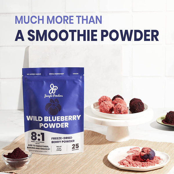Jungle Powders Freeze-Dried Blueberry Powder 3.5oz / 100g