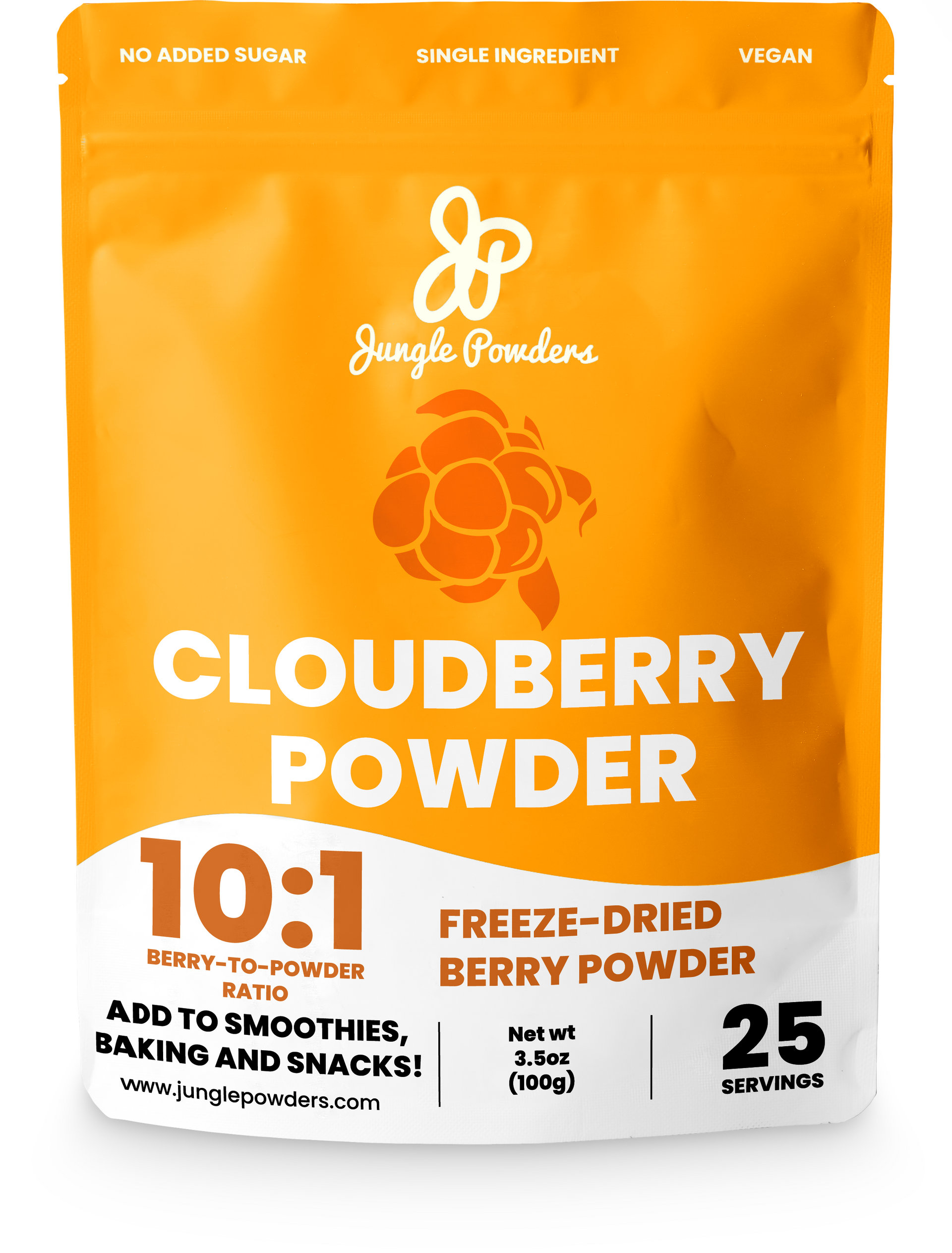 Freeze-dried Wild Cloudberry Powder 3.5 Ounce Bag – Jungle