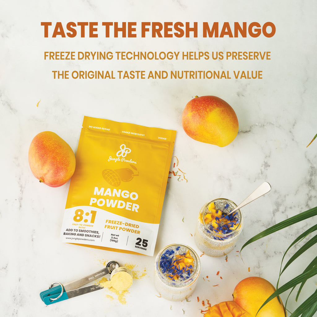 Jungle Powders Freeze-Dried Mango Powder 5oz / 141g