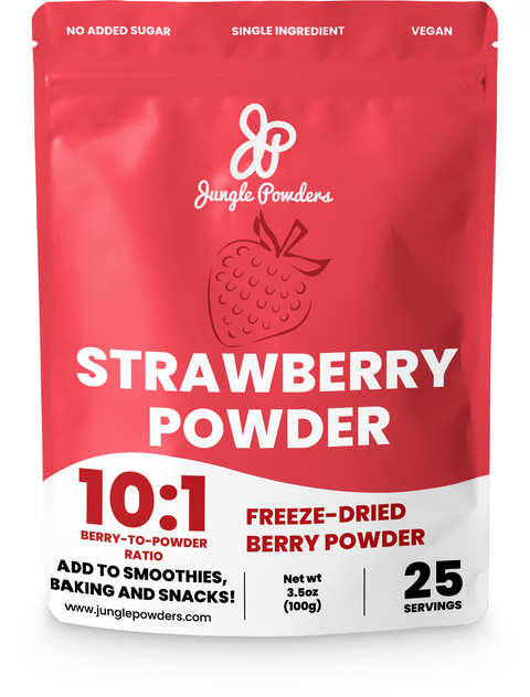 Jungle Powders Freeze-Dried Strawberry Powder 3.5oz / 100g